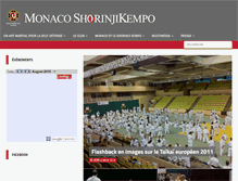 Tablet Screenshot of monaco-shorinjikempo.com